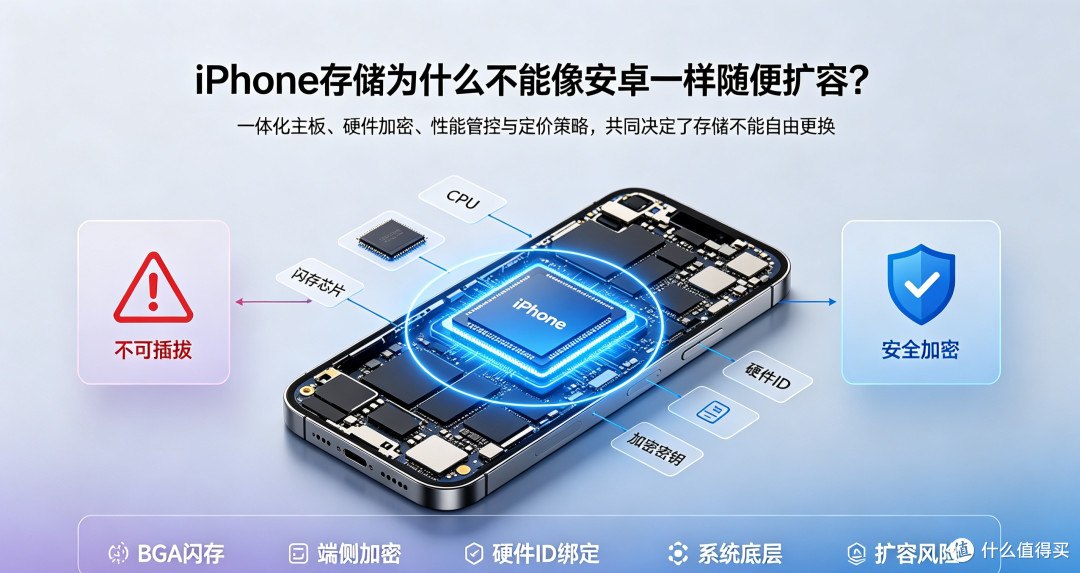 iPhone存储为什么不能像安卓一样随便扩容?