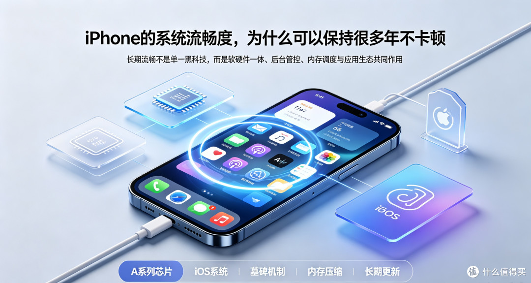 iPhone的系统流畅度,为什么可以保持很多年不卡顿