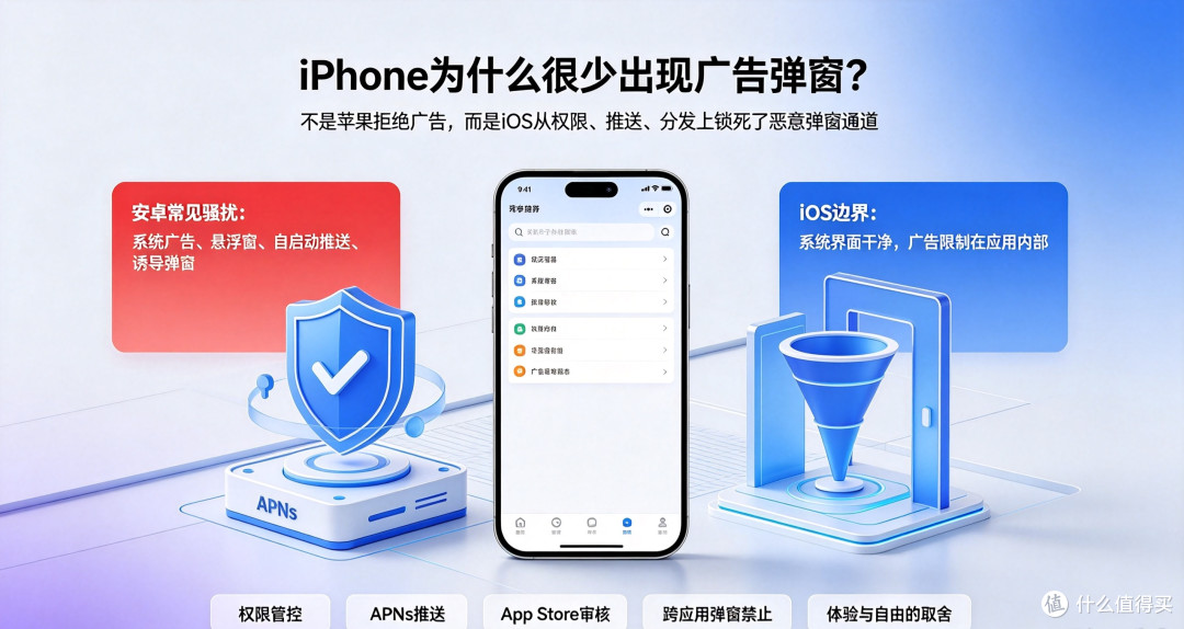 iPhone为什么很少出现广告弹窗?底层是iOS的权限管控逻辑
