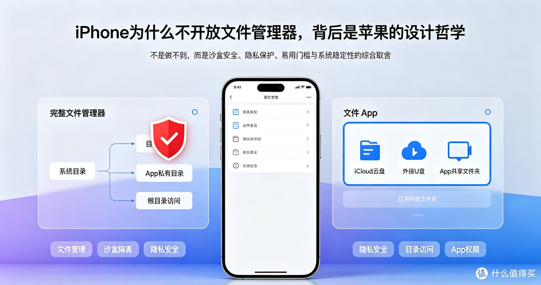 iPhone为什么不开放文件管理器,背后是苹果的设计哲学