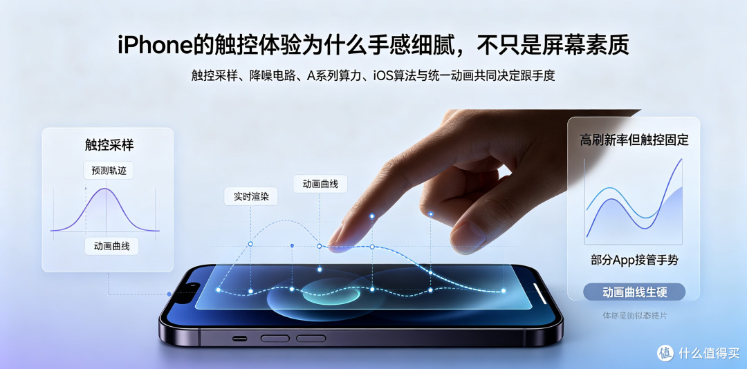 iPhone的触控体验为什么手感细腻，不只是屏幕素质