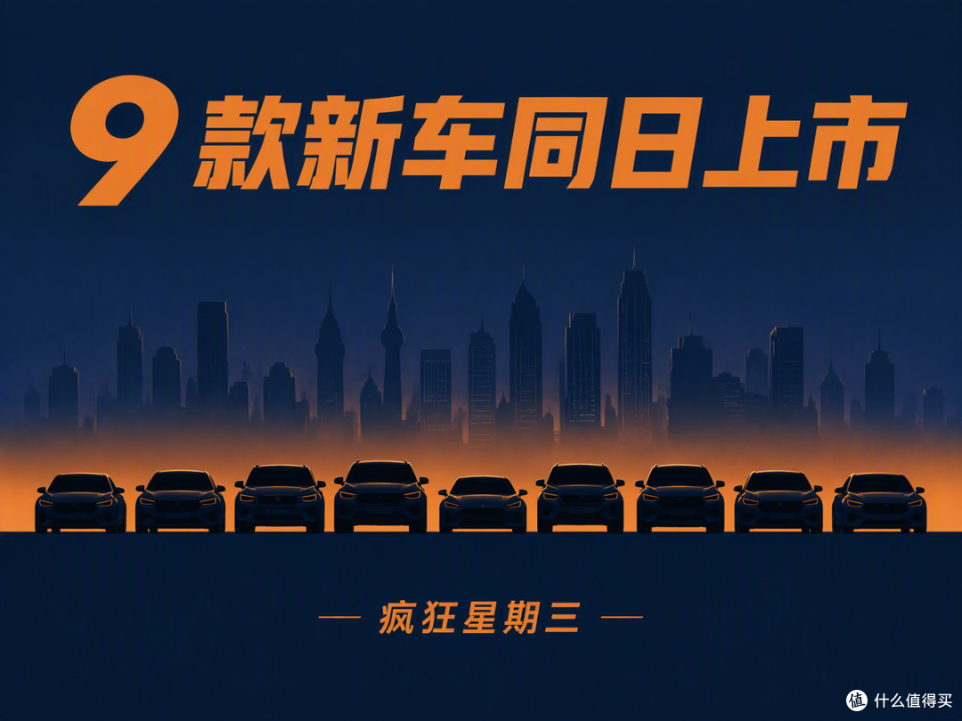 史上最疯狂的“车市疯狂星期三”:9款新车同日上市!