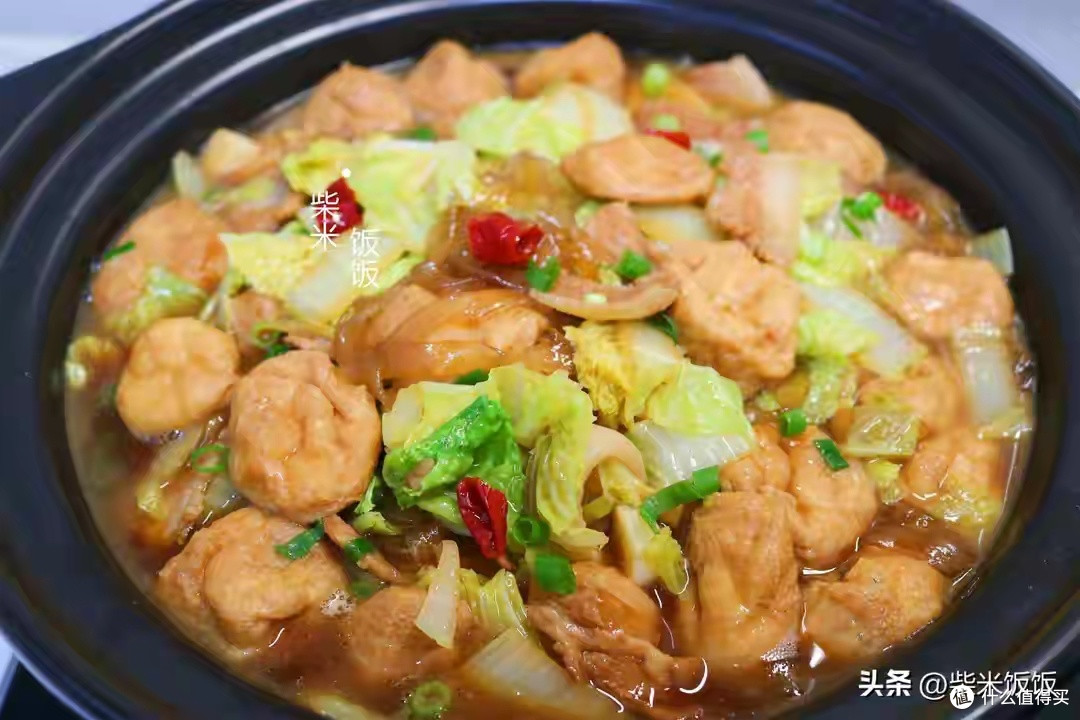 秋冬白菜粉条炖菜做法