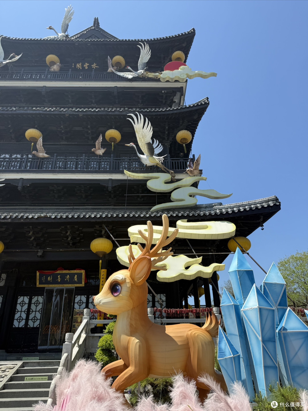 自驾山东江苏:特斯拉去盐城竹林饭店吃鱼汤面世遗保护区看麋鹿