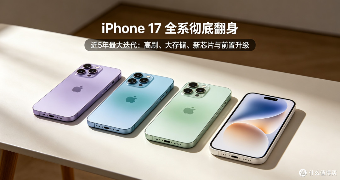 iPhone 17 全系彻底翻身!6年最大迭代,但有3个硬伤劝你别盲目冲