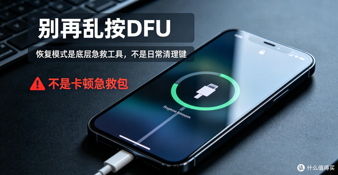 别再乱按DFU!iPhone恢复模式不是万能药,90%的人越修越坏