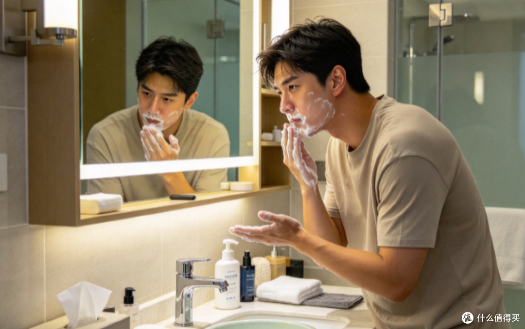 通勤、熬夜的男士深层清洁洗面奶分享