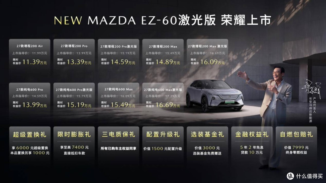 梁家辉都来站台了!马自达EZ-60激光版14.59万起,智驾进阶值不值