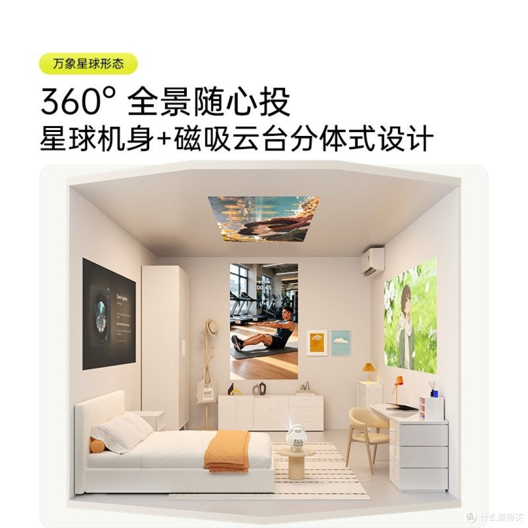 把出租屋的白墙,变成我的私人影院
