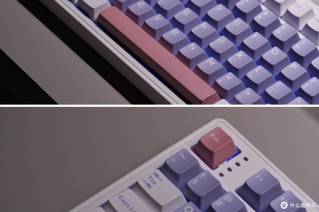 烟云紫静音红轴,GANSS GS3104TPro 这把键盘还挺适合放在办公位