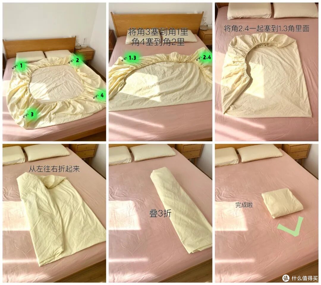 被中年阿姨的「床品收纳」折服了!一分钱不花,衣柜就井井有条