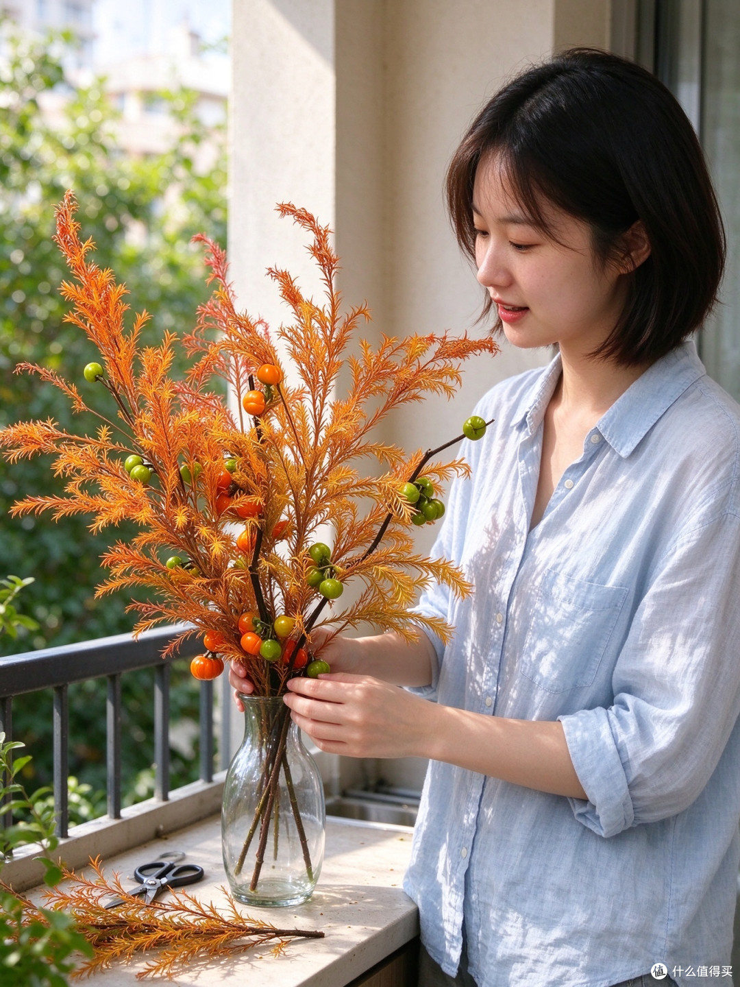 把秋天锁在家里🍂秋果干枝插花,山野氛围感拉满