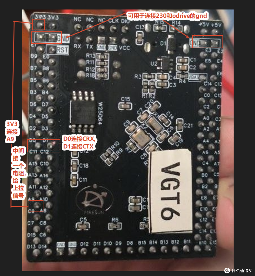 [OpenFFB控制板]接线背面
