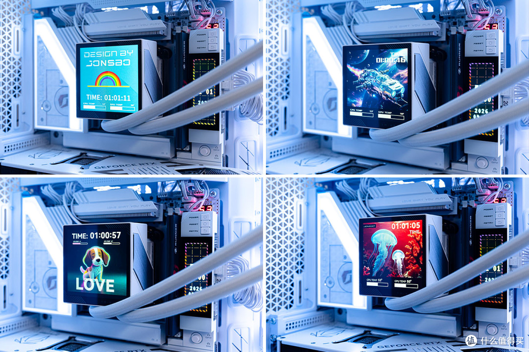 白色海景房，乔思伯X400CG+乔思伯TM360+安耐美白金竞蝠PK1000W