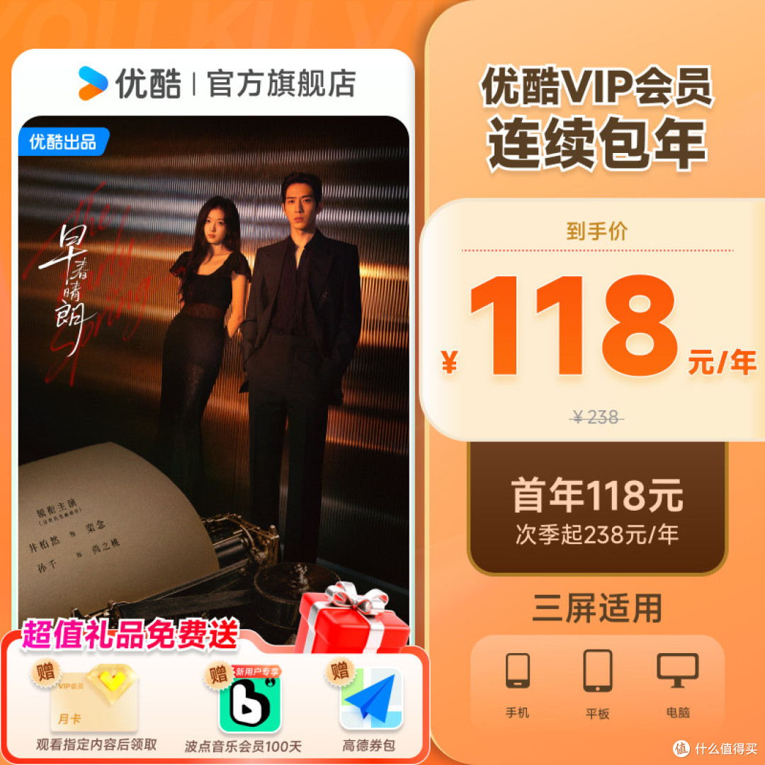 优酷VIP连续包年卡 简单说说