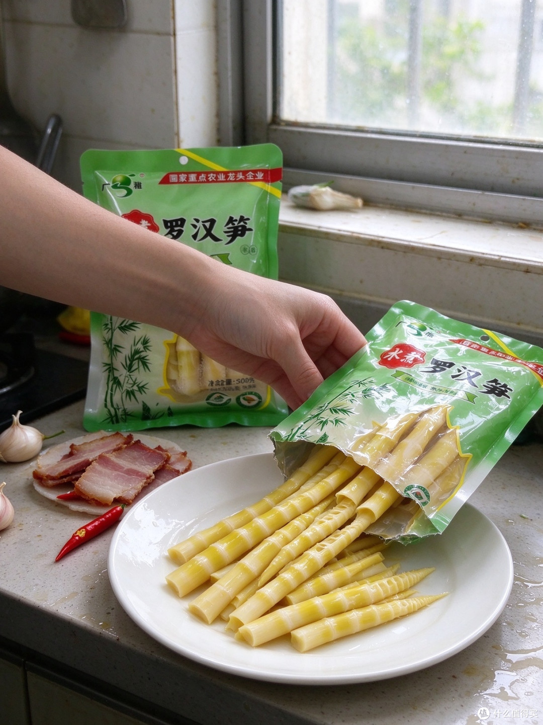 罗汉笋尖烫火锅比土豆片更有嚼头