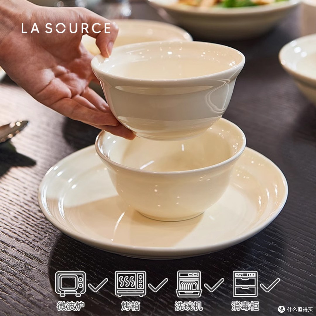 梨想奶油风甜品碗晒单:十几块的釉下彩碗