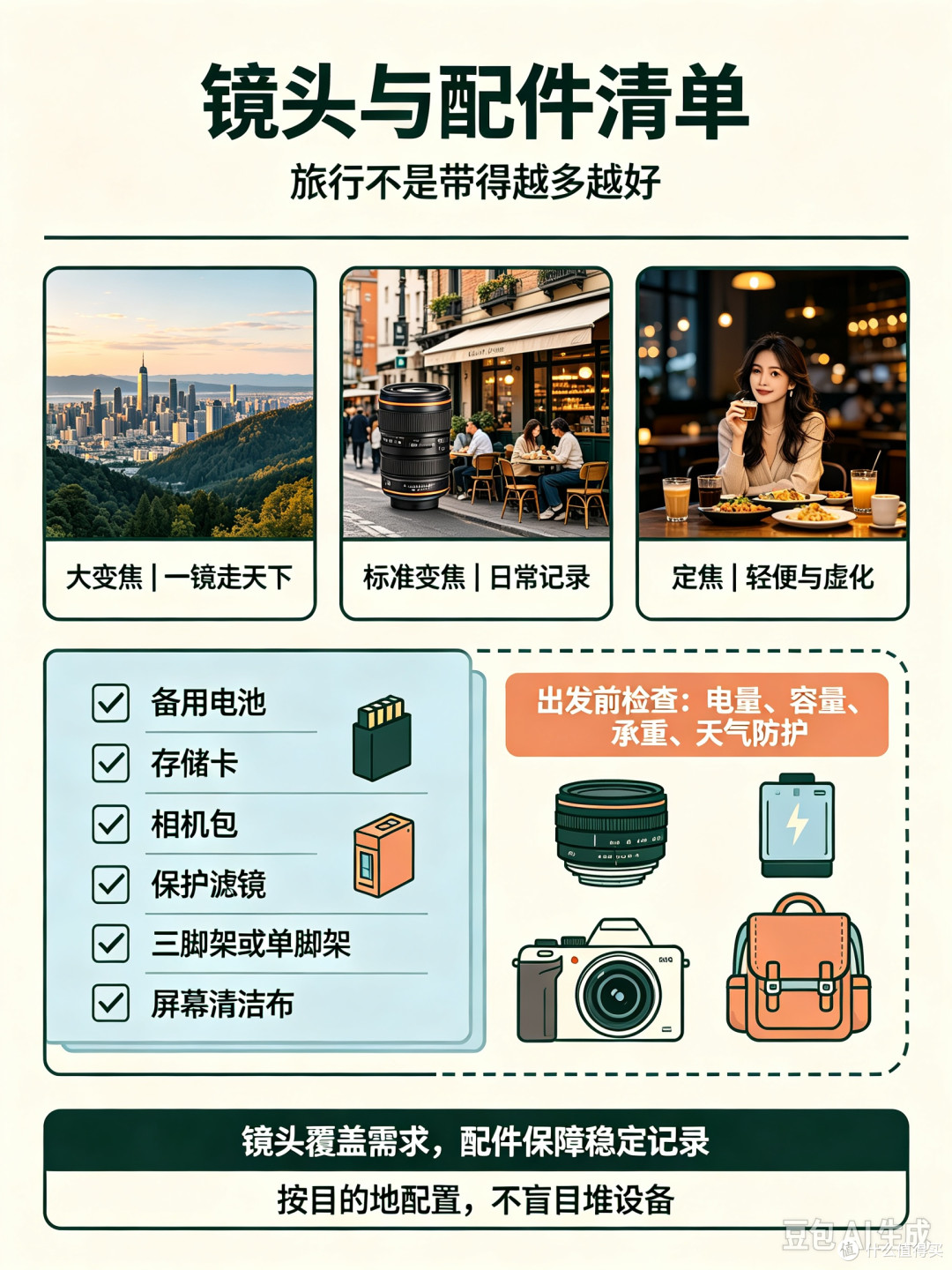 旅行相机选购核心原则