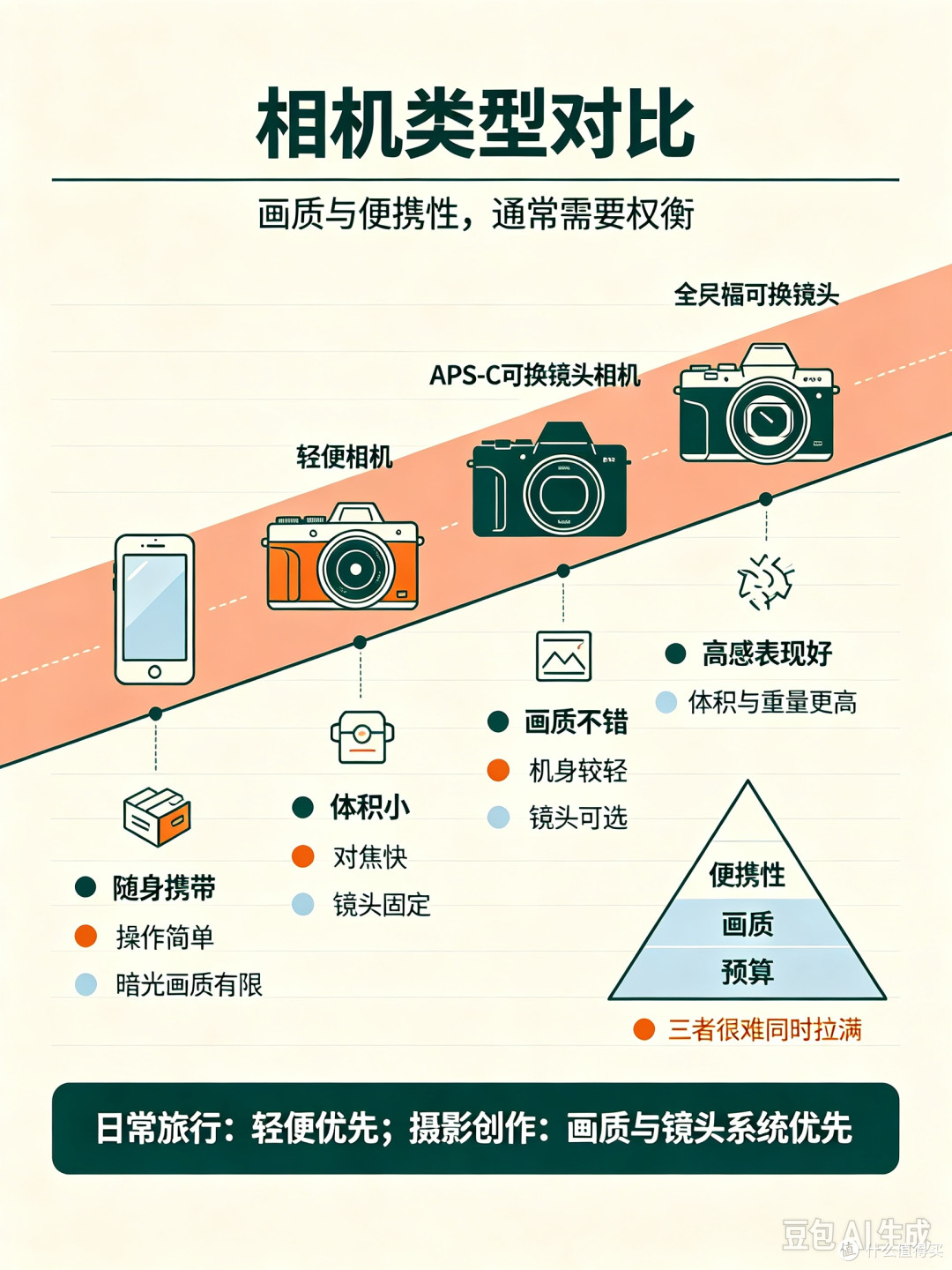 旅行相机选购核心原则