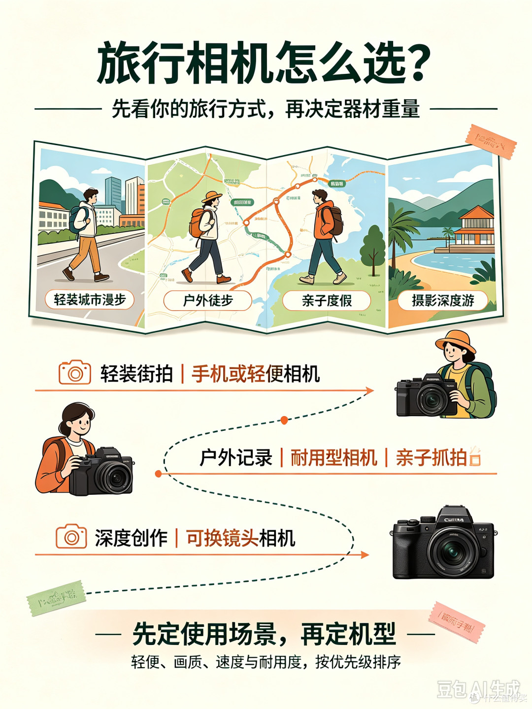 旅行相机选购核心原则