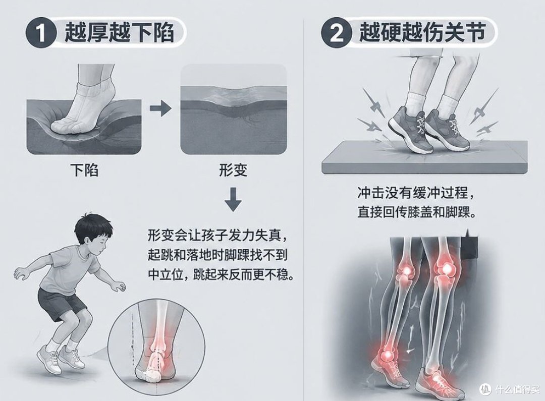 儿童运动垫越厚越好?从材料力学聊聊儿童关节防护的底层逻辑