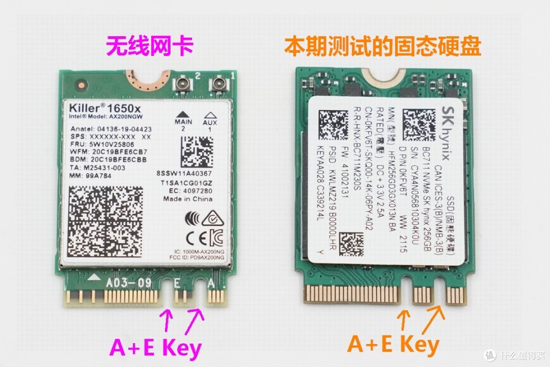 装在网卡槽的固态硬盘BC711 A+E Key SSD实测878MB/s还能当系统盘