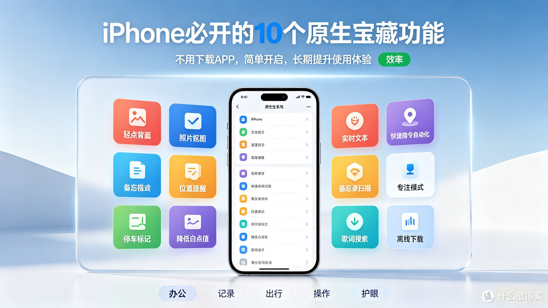 iPhone必开的10个原生宝藏功能,不用下载APP,上手即用