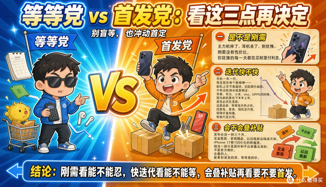 别再问该不该等首发。我买过两代首发,答案写在878和1500里