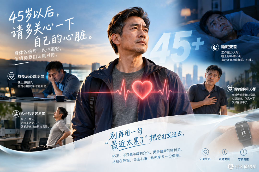 加班的人,该给自己留一块"心脏安全区"了,乐普le-W20心脏健康手表