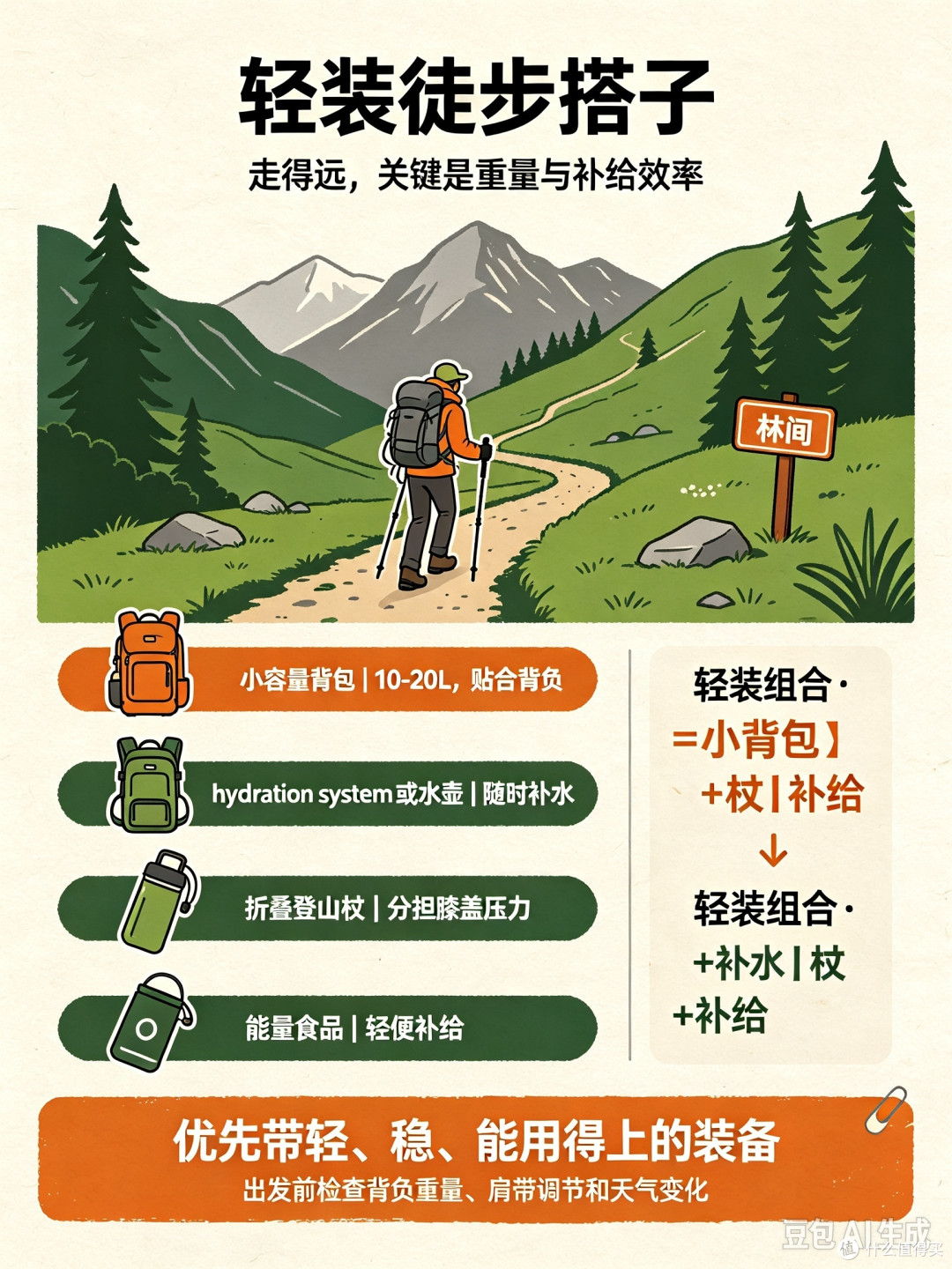 户外旅行装备场景化精准匹配指南