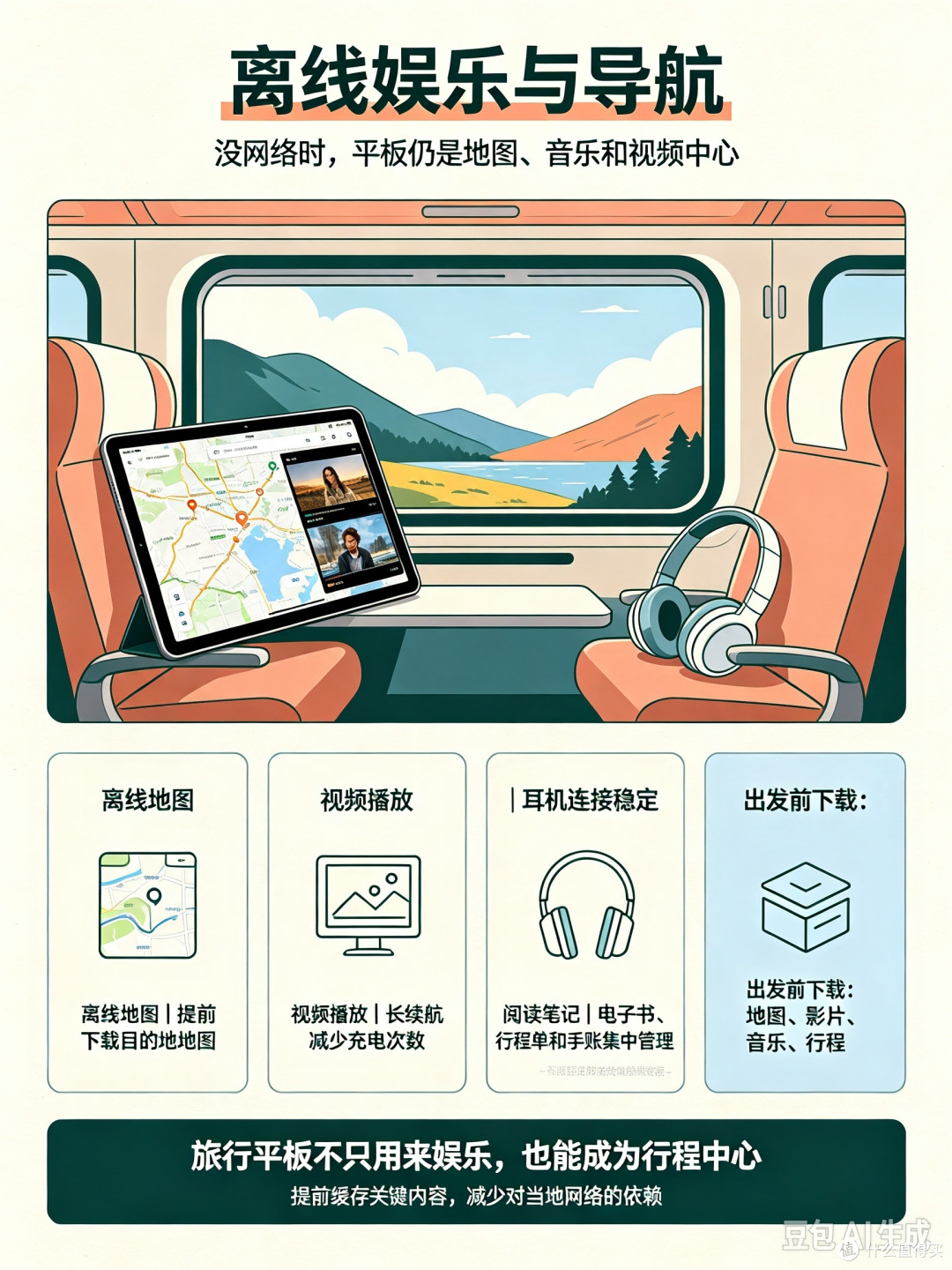 旅行平板选购指南：轻便续航与应急