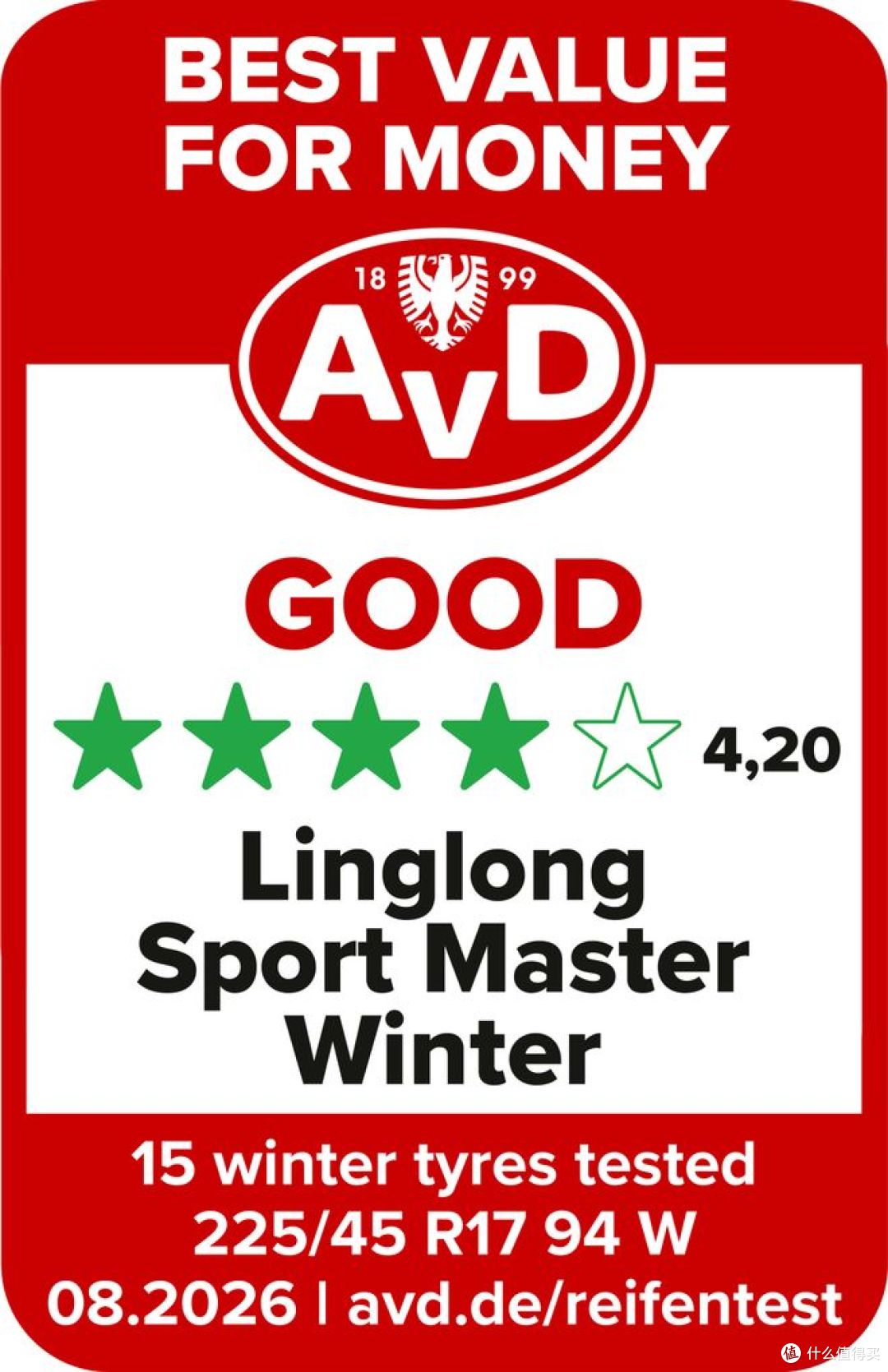 玲珑SPORT Master 系列轮胎获评“价值冠军”