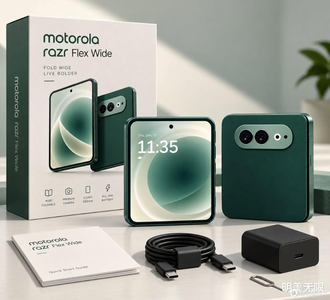 摩托罗拉要出护照式大折叠了,razr flex参数全曝光!