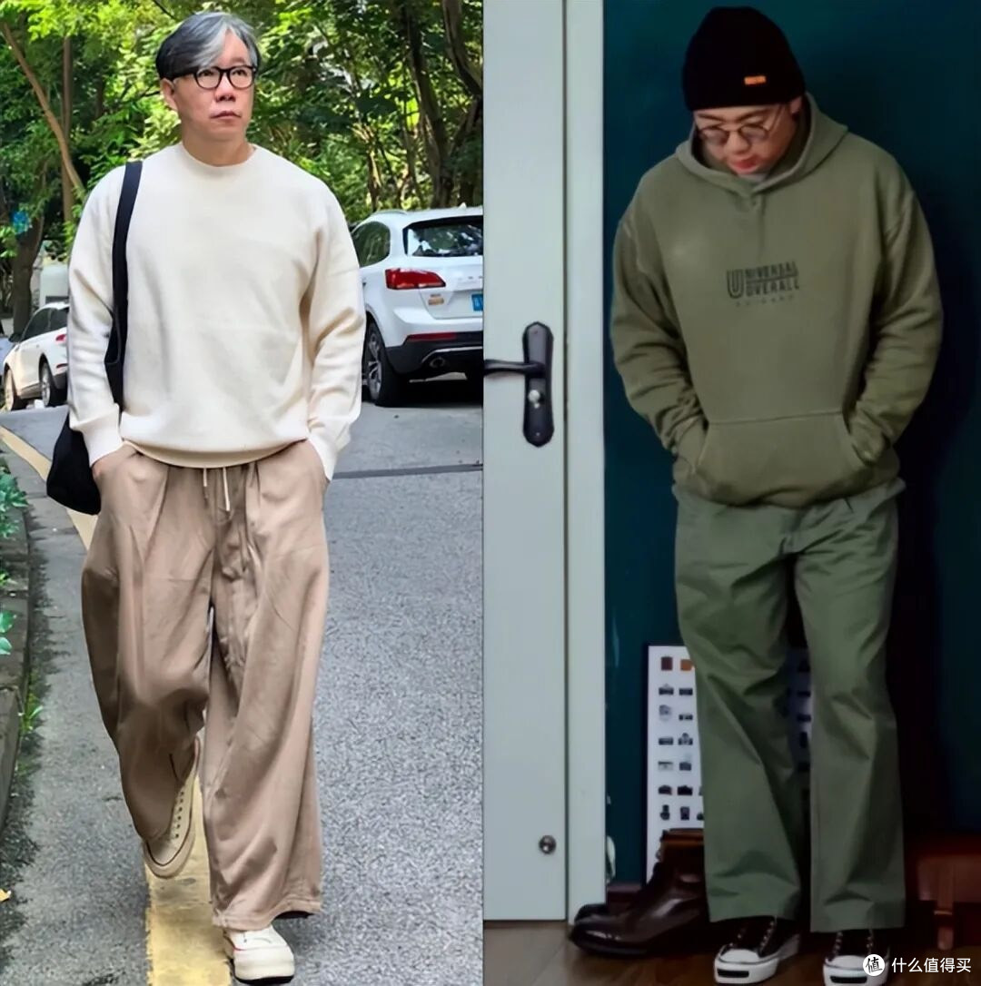 中年男人穿卫衣翻车,9成败在小脚裤!看这3种搭法,帅气有型