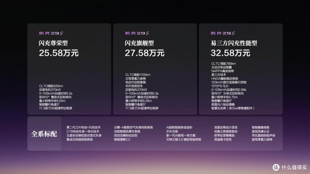 纯电续航1100km！腾势Z9S正式上市：以硬核产品技术定义新豪华