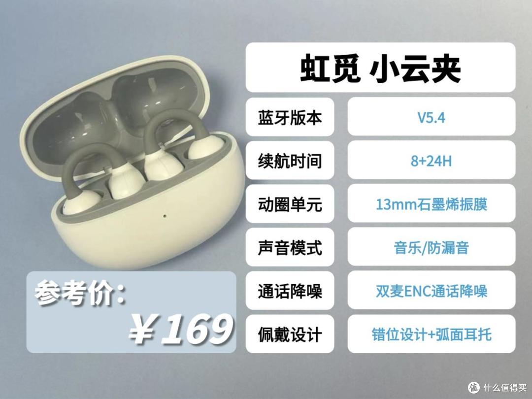 预算两三百哪款耳夹耳机更值得入手?虹觅 / 花再 / 荣耀实测