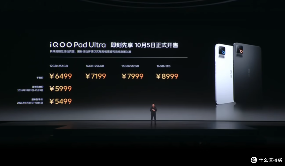 iQOO Pad Ultra平板发布,第六代骁龙8+主动散热风扇,5999元起!