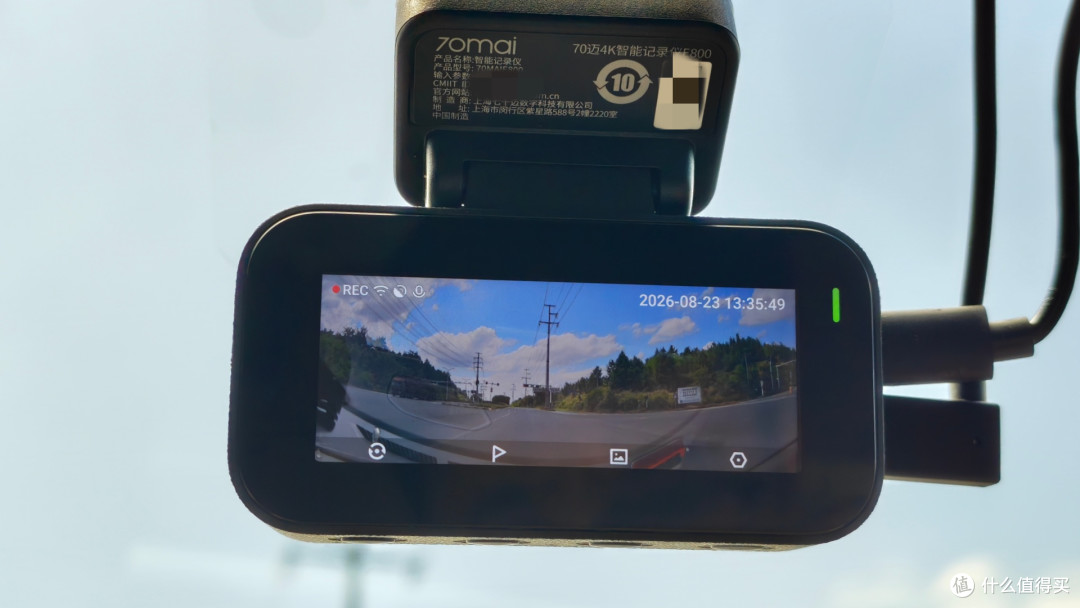 实测70迈 E800之后:前后双4K太有必要了