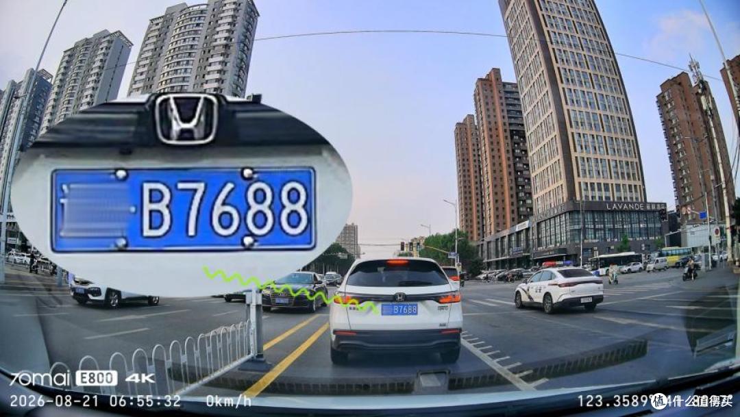 前面4K还不够,后面也得看得清:70迈E800双4K行车记录仪体验