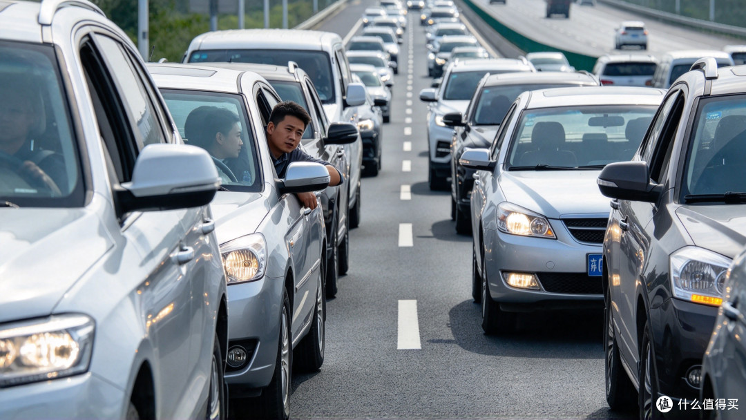 国庆首日实况:凌晨4点出发也没躲过堵车!你现在堵在哪?评论区报坐标