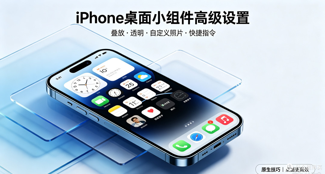 iPhone桌面小组件高级设置,颜值实用双在线