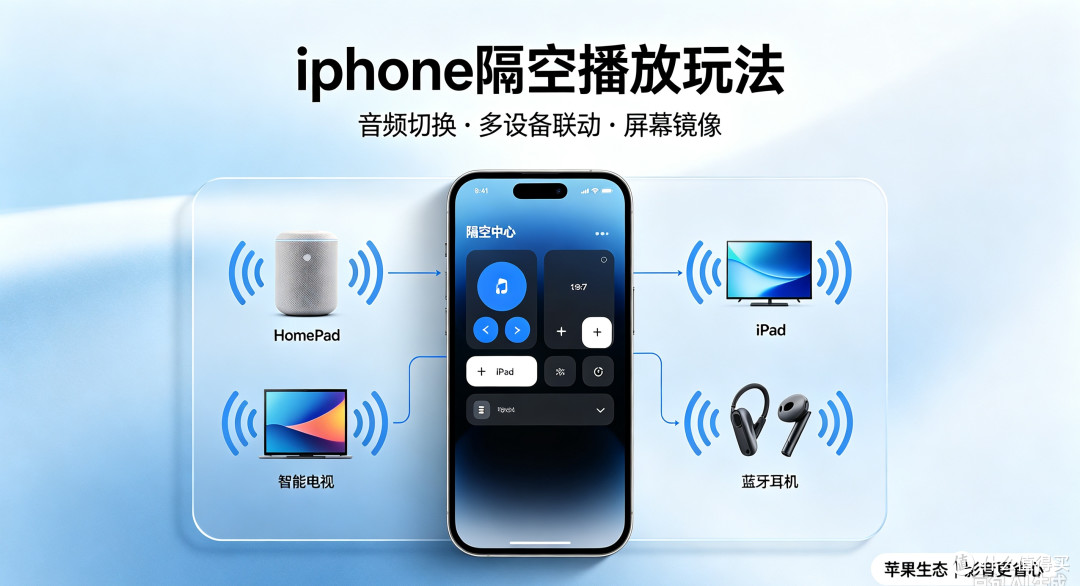 iPhone隔空播放玩法,多设备影音联动超省心