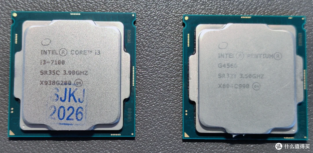 i3-7100 与 G4560
