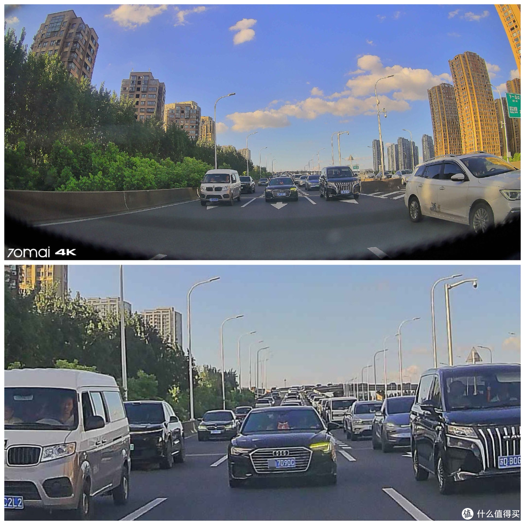 忍了几年原厂"马赛克",终于动手给爱车换了双4K记录仪-70迈E800