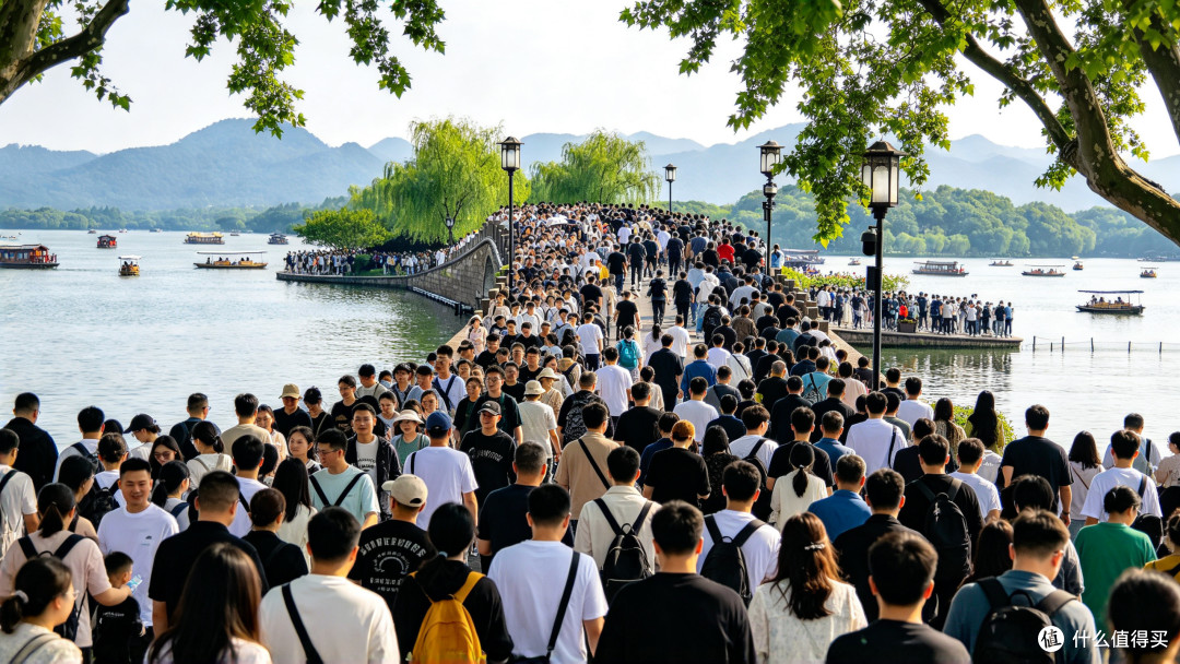 国庆首日景区已挤爆：西湖人山人海、泰山凌晨上万！你今天排了多久？评论区晒晒