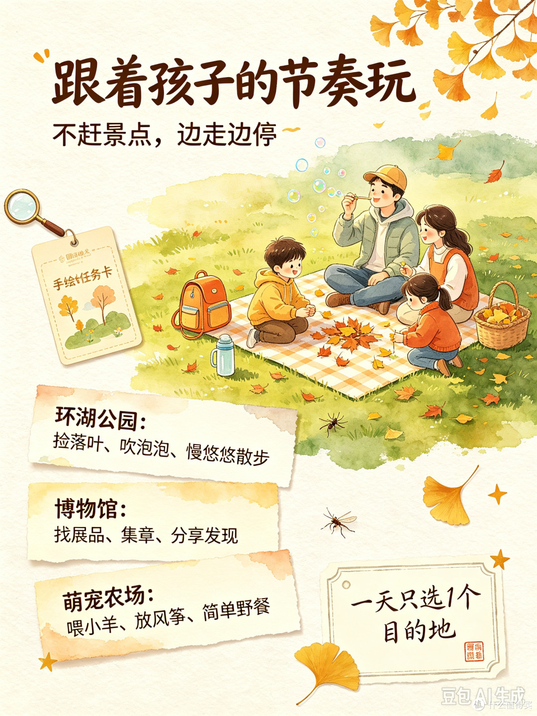 免费遛娃首选环湖公园
