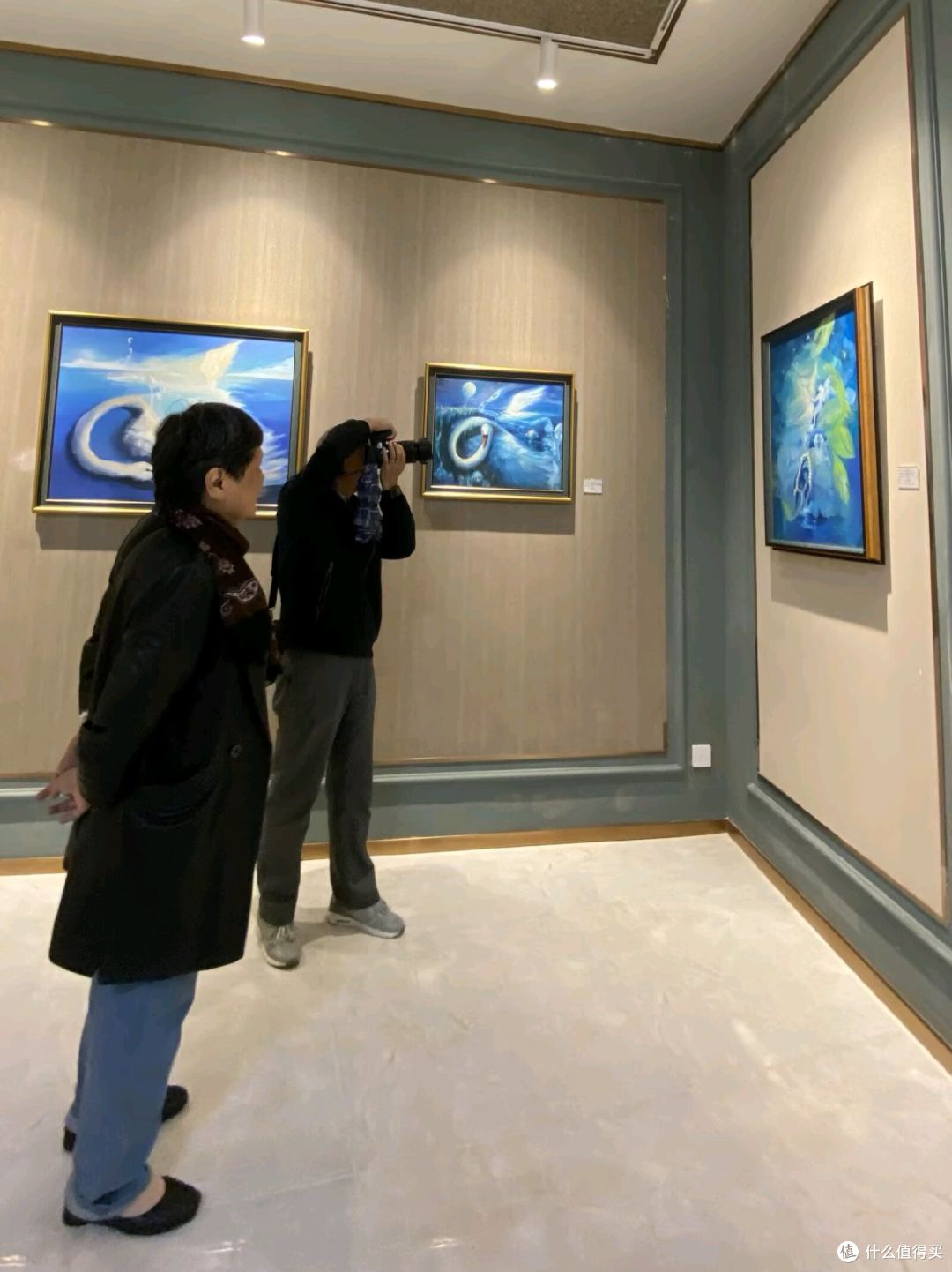 张宝月“熵”系列油画个展现场