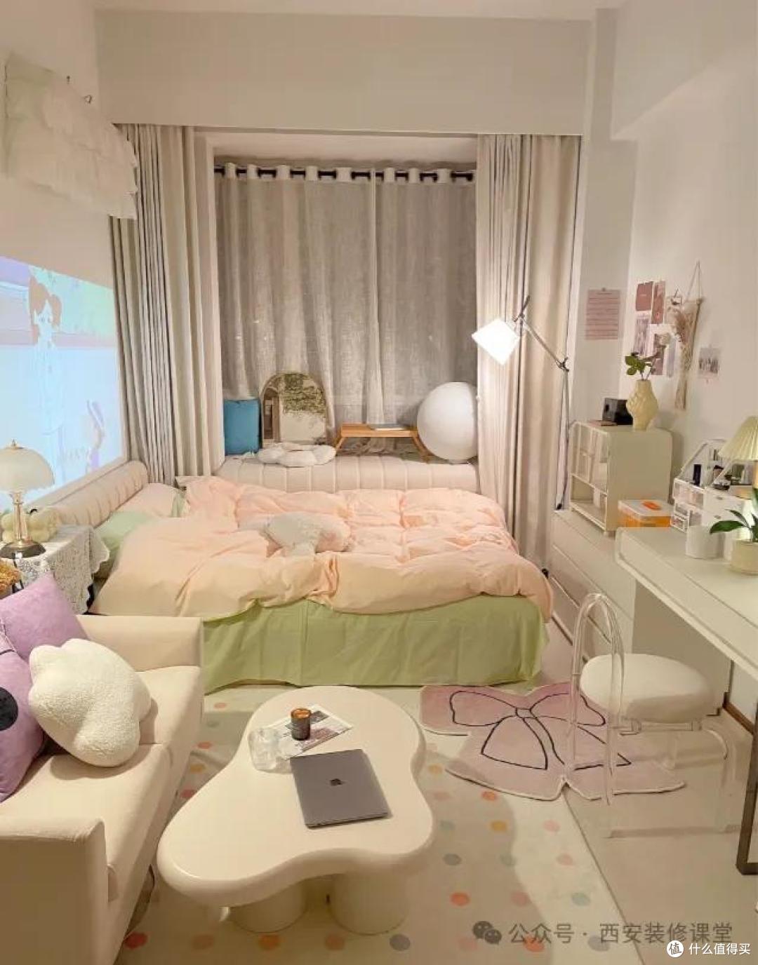 7 个独居女生的卧室各种风格，一个人住不将就，装得下生活就踏实