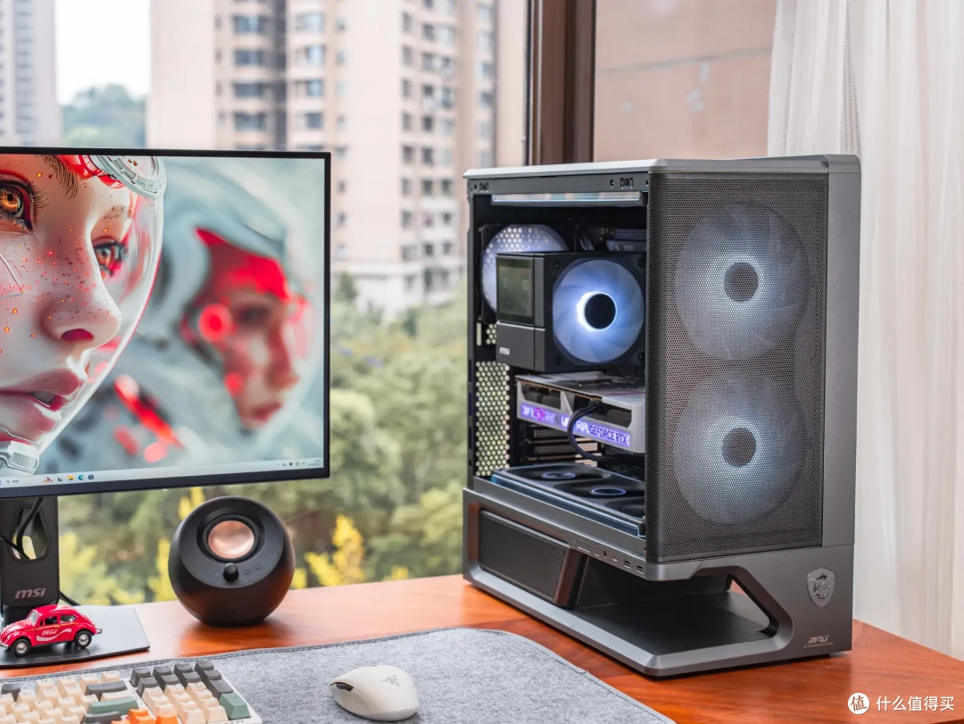 悬浮留白,风道自成:微星MPG VIXTA 300R AIRFLOW PZ 装机分享