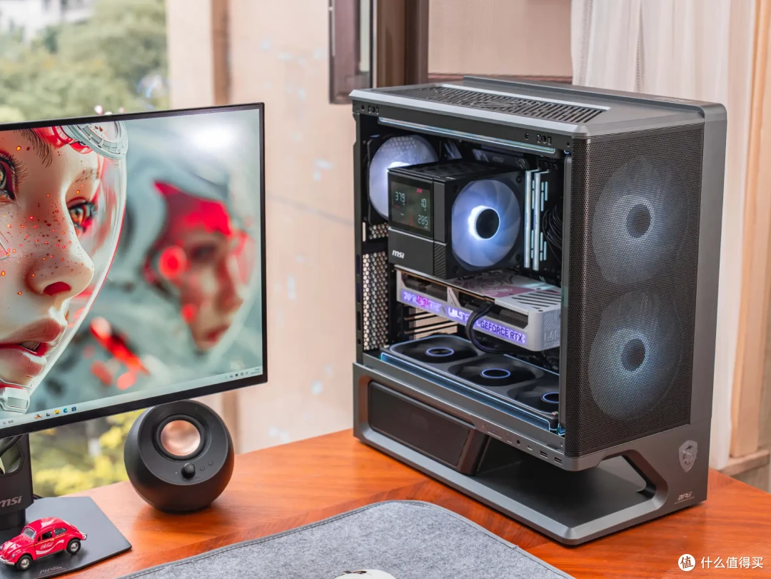 悬浮留白,风道自成:微星MPG VIXTA 300R AIRFLOW PZ 装机分享